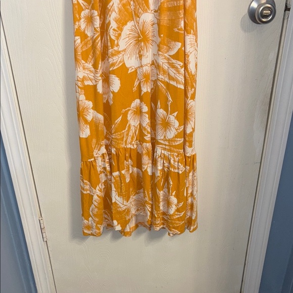Roxy Yellow Ruched Maxi Sundress - Picture 10 of 10